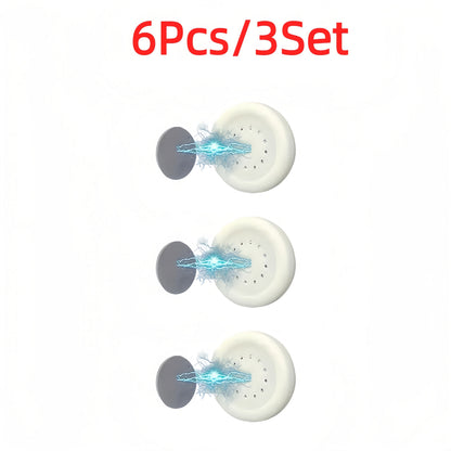 Magnetic Wall Hook Set with No-Hole Installation and 6, 12 or 20-Piece Options for Home, Office, Kitchen or Bathroom