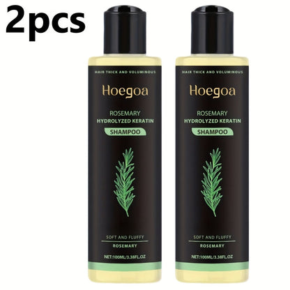 Rosemary Shampoo 2 Pack for Women & Men, Deep Cleansing Strengthening Hair Care with Rosemary Extract