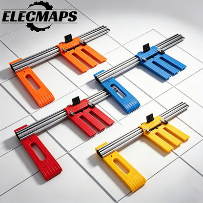 Circular Saw Guide Rail Heavy Duty Metal Manual Precision Cutting Tool for DIY Woodworking Construction Straight Cut Guide No Electricity