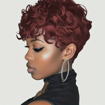 Short Bob Wig Human Hair 6 Inch HD Lace Front Glueless, Pre Plucked Bleached Knots Natural Hairline Ready to Wear