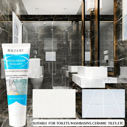 Tile Grout Sealant 100g Gap Filler for Kitchen Bathroom Sink Floor Odor Free Easy Handling for Home Cooking, Dining and Outdoor Meals