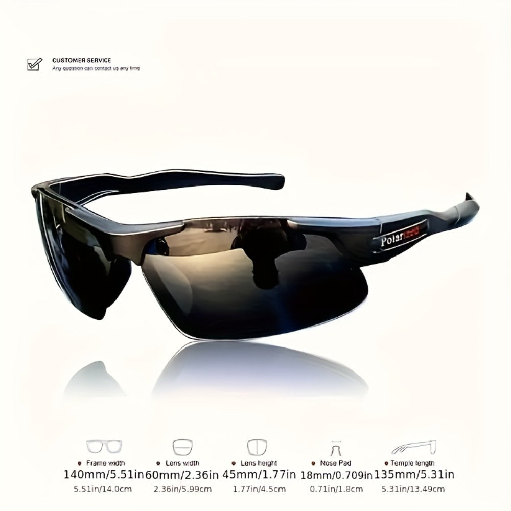 Sunglasses 3-Pack for Men with Half Frames, Lenses and Lightweight Driving Fit with Specific Frame, Lens Color and Pack Choices