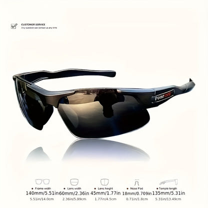 Sunglasses 3-Pack for Men with Half Frames, Lenses and Lightweight Driving Fit with Specific Frame, Lens Color and Pack Choices