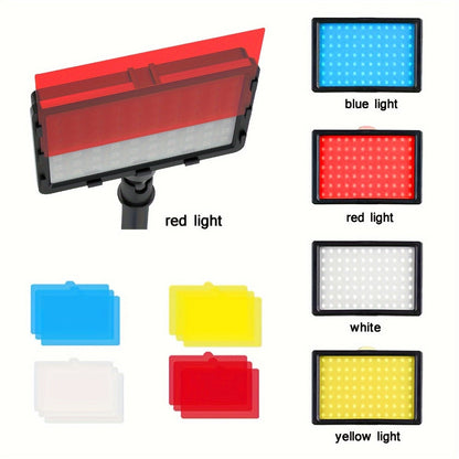 LED Video Light Panel 5600K Dimmable Photography Lighting Kit with Adjustable Tripod Stand for an Everyday Personal Care Routine