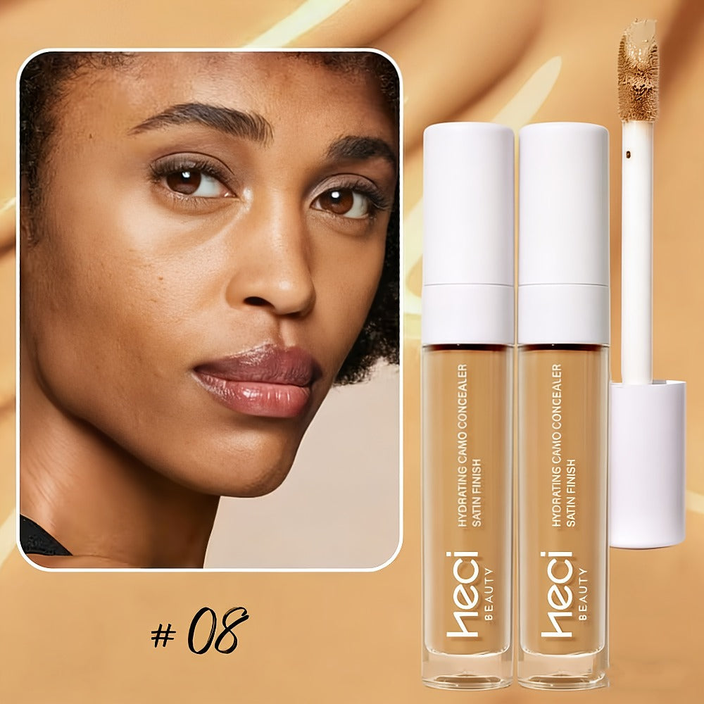 Liquid Concealer and Contour Stick Set 2 Pcs Buildable Coverage Pore Minimizing, for Makeup, Travel and Everyday Vanity Use