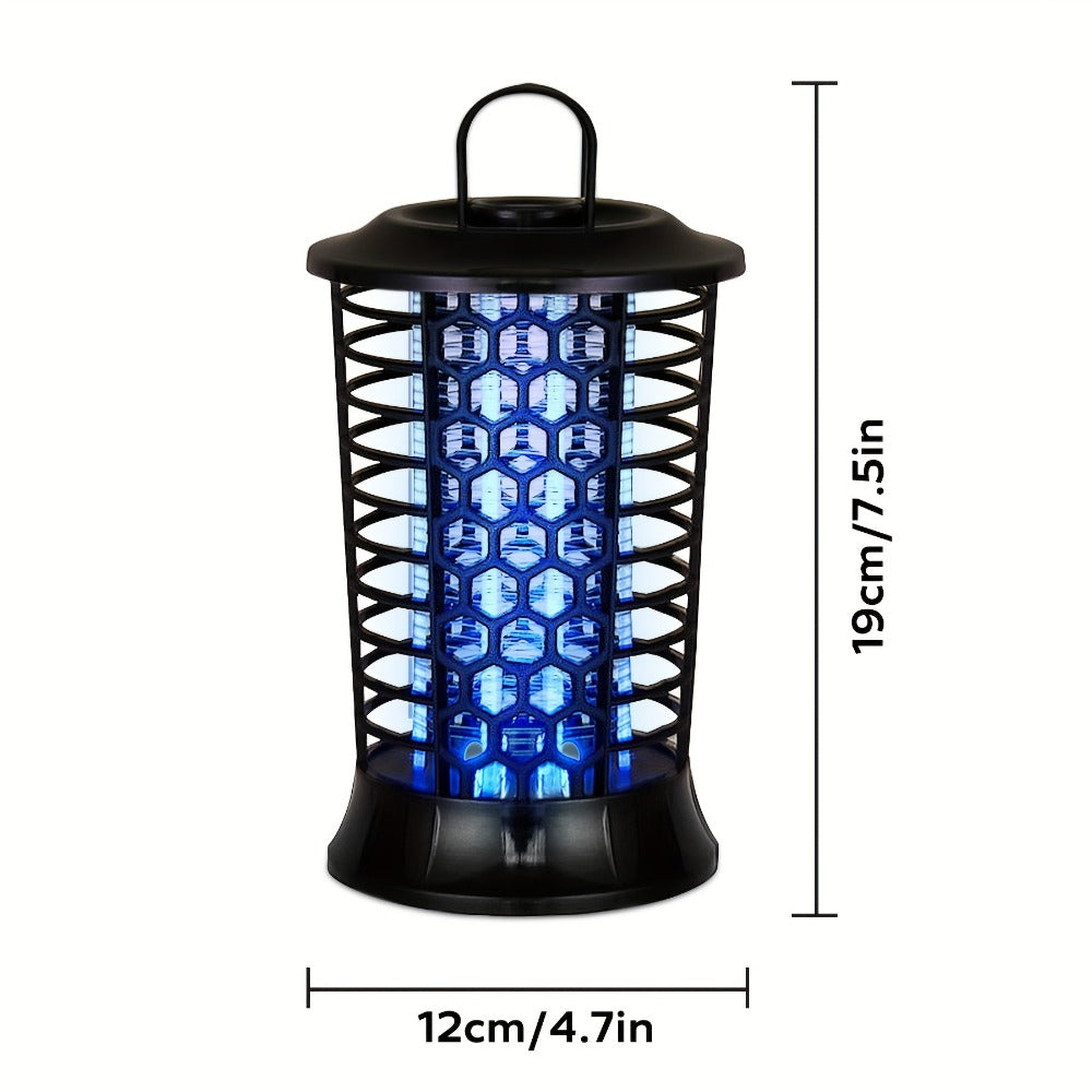 Indoor Bug Zapper Electric, Powerful Mosquito & Fly Zapper with Bug Collector Tray, Easy Clean, Silent Operation