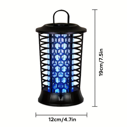 Indoor Bug Zapper Electric, Powerful Mosquito & Fly Zapper with Bug Collector Tray, Easy Clean, Silent Operation