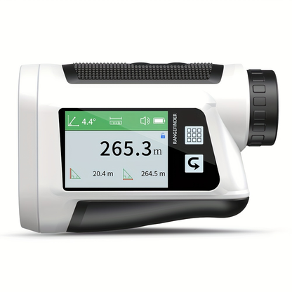 Laser Rangefinder 1000m for Golf & Hunting – Slope Compensation, Flag Lock Vibration, 6x Magnification, USB Rechargeable