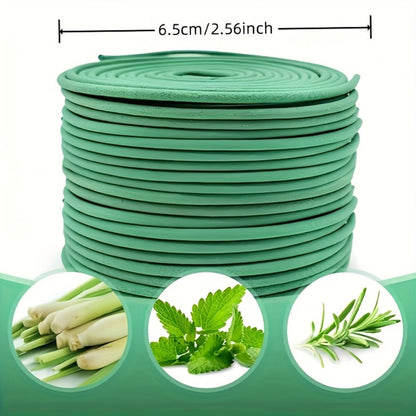 Citronella Incense Coils 48pcs with Holder, Lemongrass Mosquito for Outdoor Patio Pool Porch Deck Camping Hiking