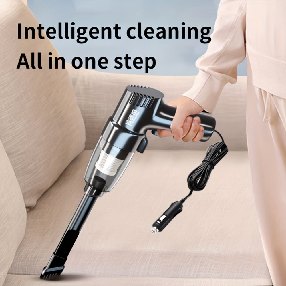 Corded Handheld Car Vacuum Cleaner with 3KPa Source Rating, 3m Power Cord, Brush and Crevice Nozzles in Five Colors
