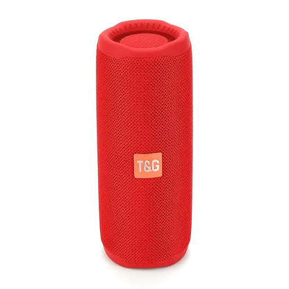 Portable Bluetooth Speaker TG365 with LED, TWS, Mic, FM Radio, TF, USB and AUX in Four Colors