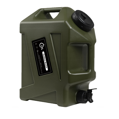 Water Storage Container with Spigot 2 Handles BPA Free PVC Collapsible Water Jug for Camping Outdoor RV Hiking Emergency Survival Portable