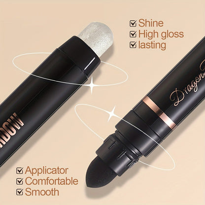 Shimmer Eyeshadow Stick Set 12 Pcs Double-Ended Glitter Cream Eye Shadow Pencil Waterproof, for Makeup, Travel and Everyday Vanity Use