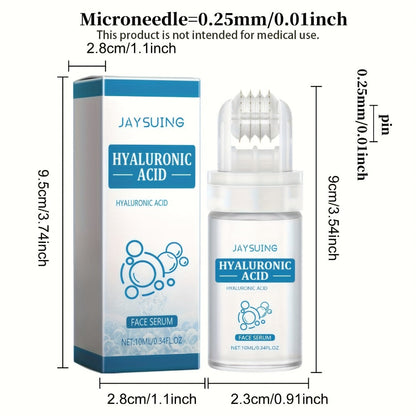 Derma Stamp Microneedle Roller for Face 0.25mm with 3pcs Facial Serum - Hydra Micro Needle for Bath Time, Home Spa and Personal Care
