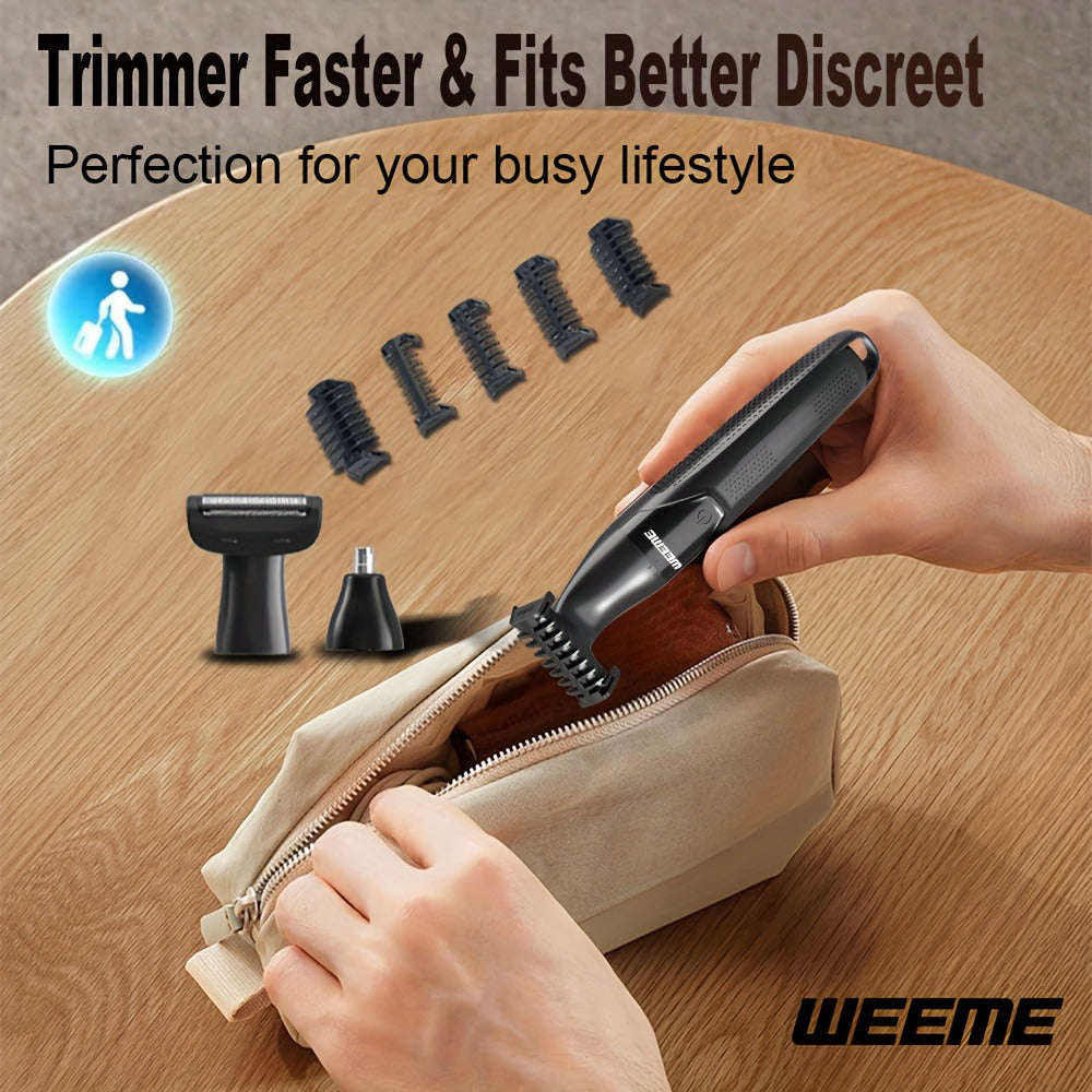 Electric Epilator & Hair Removal Device 3-in-1 for Men & Women - Shaver Trimmer for Underarms Legs Arms Bikini Line Sensitive Areas