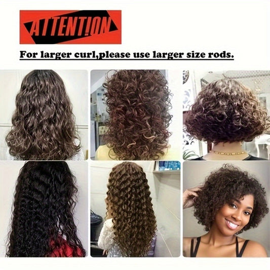 Spiral Perm Rods Set 39-42pcs – Plastic Curling Hair Sticks for Defined Curls Waves Coils Natural Hair Heatless Styling