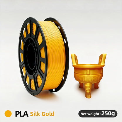Gradient Rainbow PLA Filament 1.75mm 32 Colors, Shiny Multicolor Fast Color-Changing 250g Spool for FDM 3D Printers