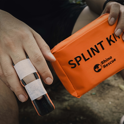 Emergency Splint Set 4pcs – Rollable First Aid Splints in 4 Sizes (36", 18", 9", 4"), Lightweight Compact Medical Splint for Outdoor