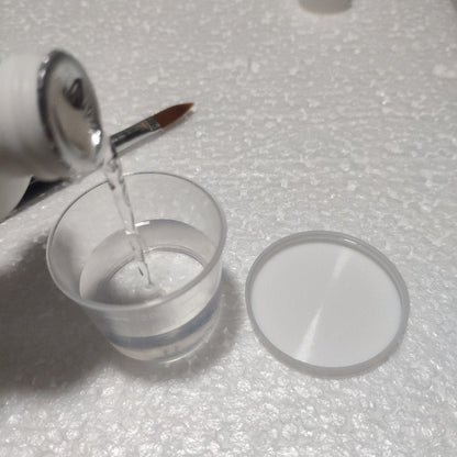 Poly Gel Slip Solution 75ml 2.6oz with Container – Anti-Stick Liquid for Poly Nail Extension Gel Application