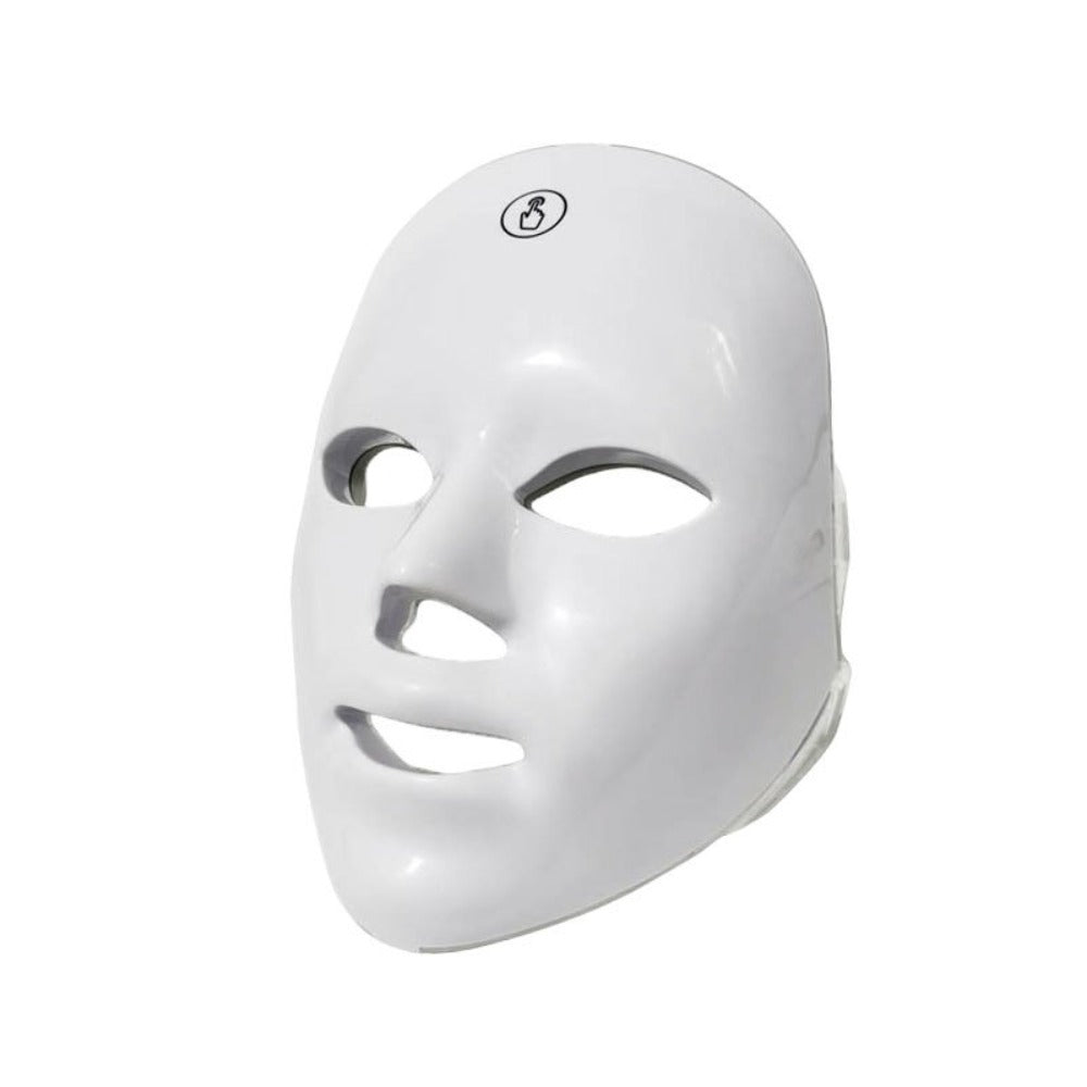 LED Facial Beauty Device 7-Color Light Therapy Portable At-Home Skincare Tool for Bath Time, Home Spa and Personal Care