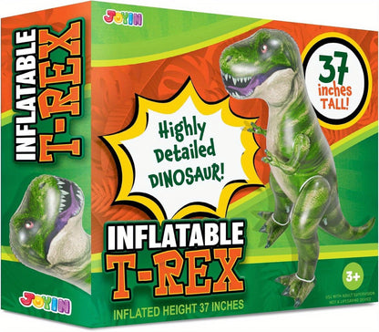 Giant Inflatable T-Rex Dinosaur 37 Inch, Tyrannosaurus Rex Blow Up Toy Safe with the Listed Color, Size or Set Options for Everyday Use
