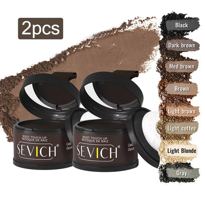 Root Touch Up Hair Powder for Thinning Hair & Gray Roots – Instant Hairline Concealer Shadow Topper, Long-Lasting Resistant Formula