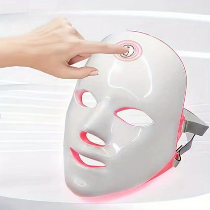 7 Color Photon LED Facial Device for Bath Time, Home Spa and Personal Care, with the Listed Configuration