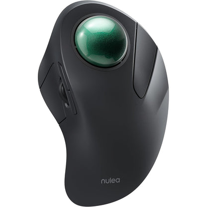 Wireless Trackball Mouse, Rechargeable Bluetooth & 2.4G, 44mm Index Finger Rollerball, 5 DPI Levels