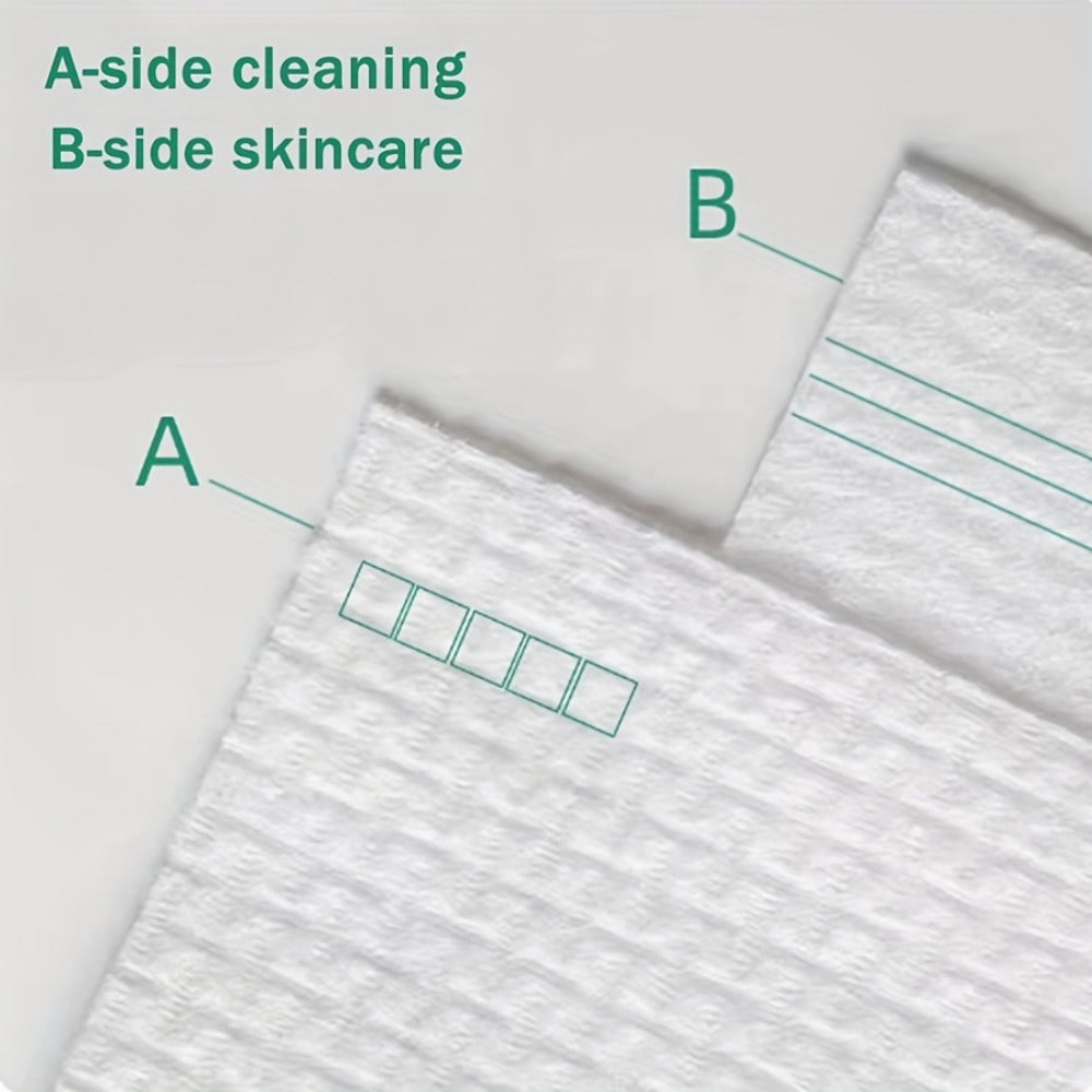 Extra Large Disposable Facial Cleansing Tissues 26×30cm – Thickened Ultra-Soft Cotton Wipes for Face Washing & Makeup Removal