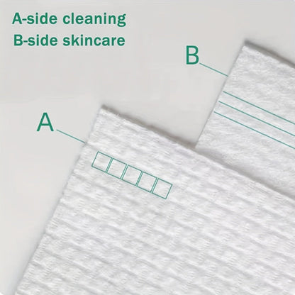 Extra Large Disposable Facial Cleansing Tissues 26×30cm – Thickened Ultra-Soft Cotton Wipes for Face Washing & Makeup Removal
