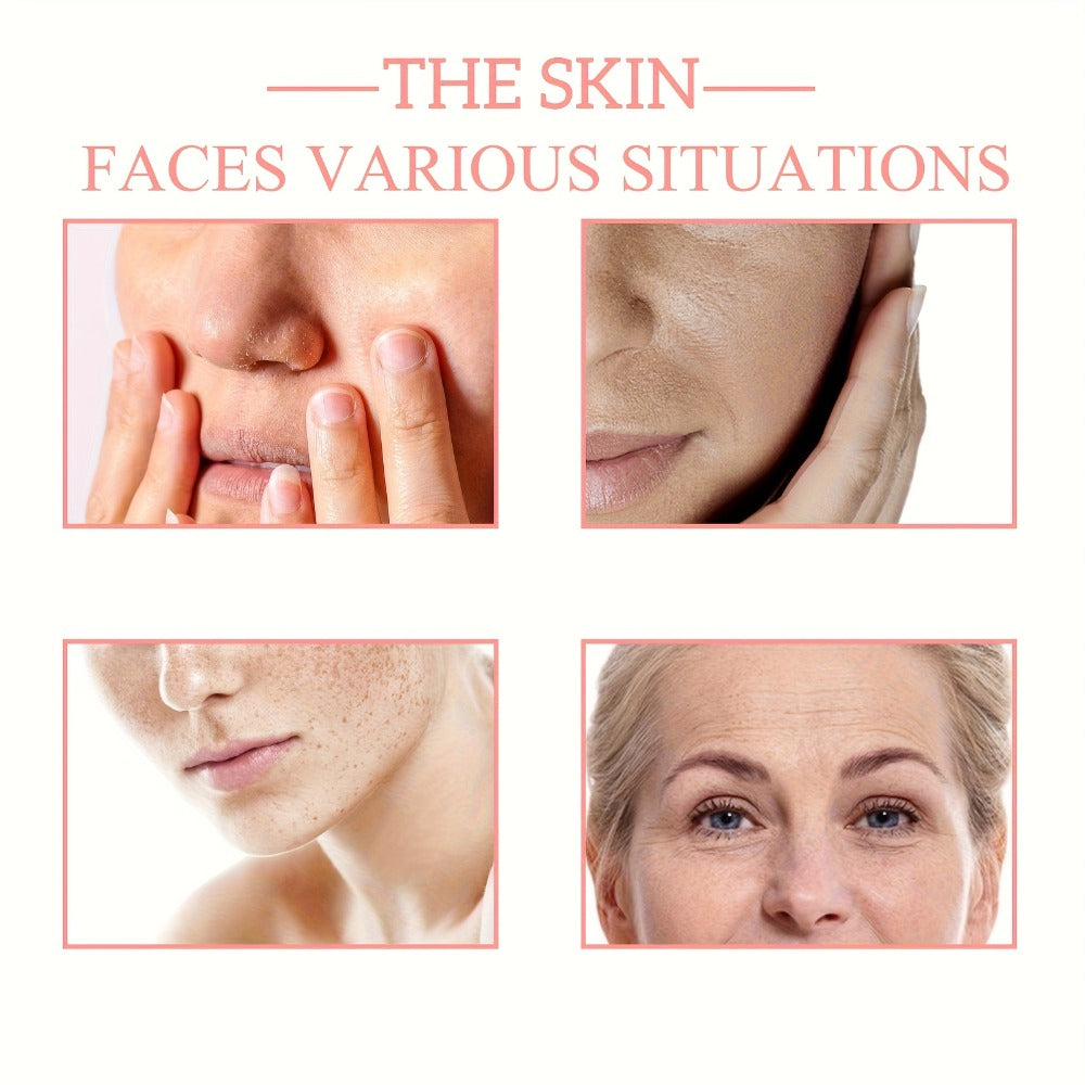 Facial Serum 5-in-1 with Hyaluronic Acid & Vitamin C, 3 Pack 30ml, Skin Care Serum for All Skin Types