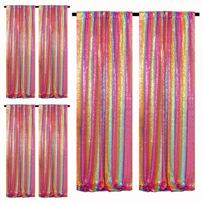 Sequin Backdrop Curtains 2FTx8FT Glitter Photography Background Panels for Party Wedding Birthday for an Everyday Personal Care Routine