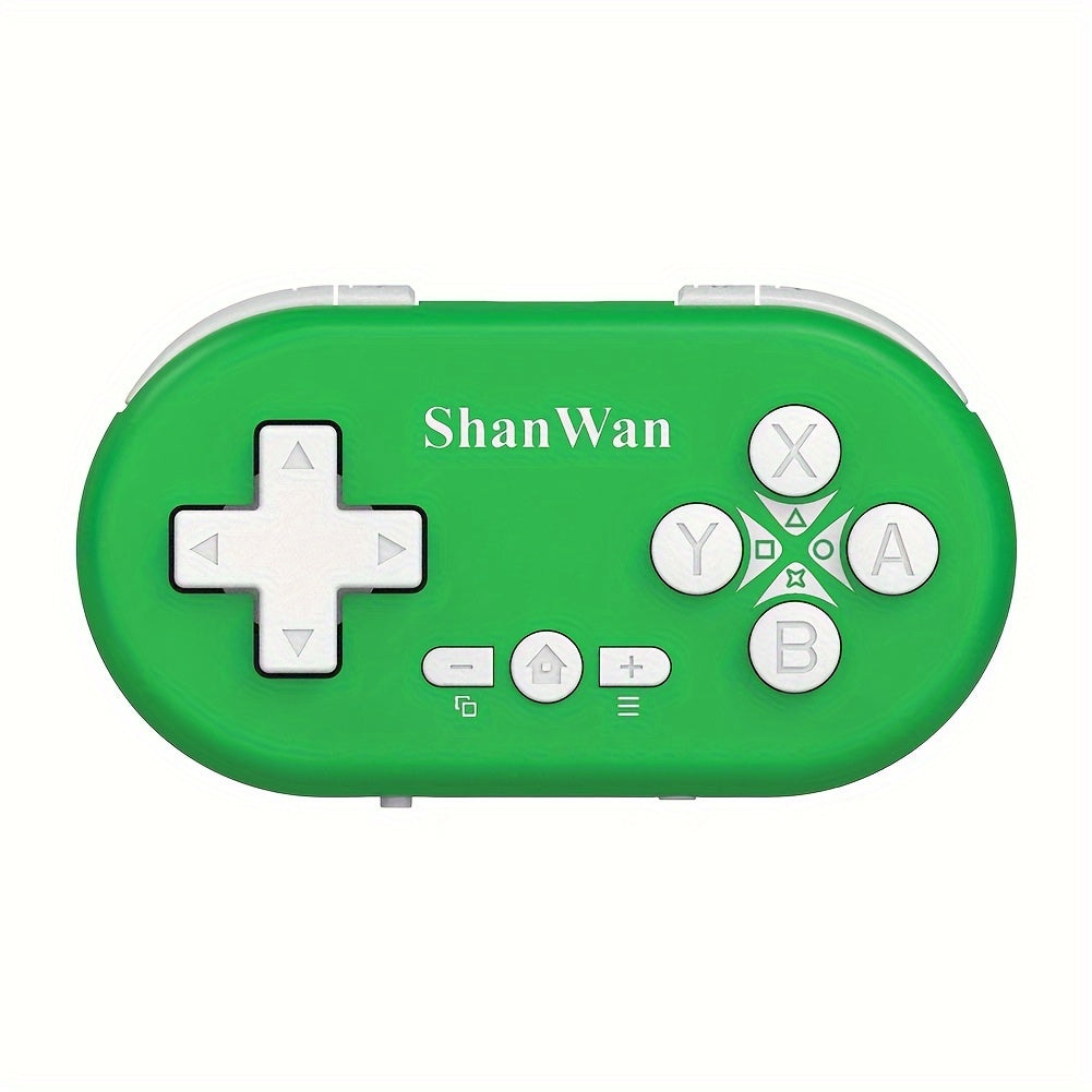 Mini Bluetooth Keychain Gaming Controller in Four Colors with 180mAh Battery and Pocket-Size Oval Body