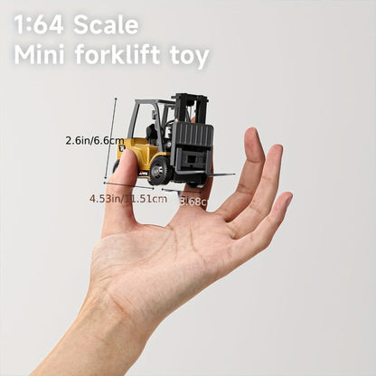 RC Forklift Toy 1/64 Scale Alloy Die Cast Remote Control Forklift Truck with the Listed Color, Size or Set Options for Everyday Use
