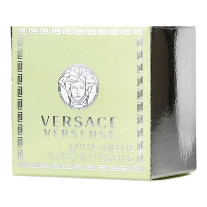 Eau de Toilette Versace Versense for Women 5ml Mini Bottle with Pale Green Fragrance and Box