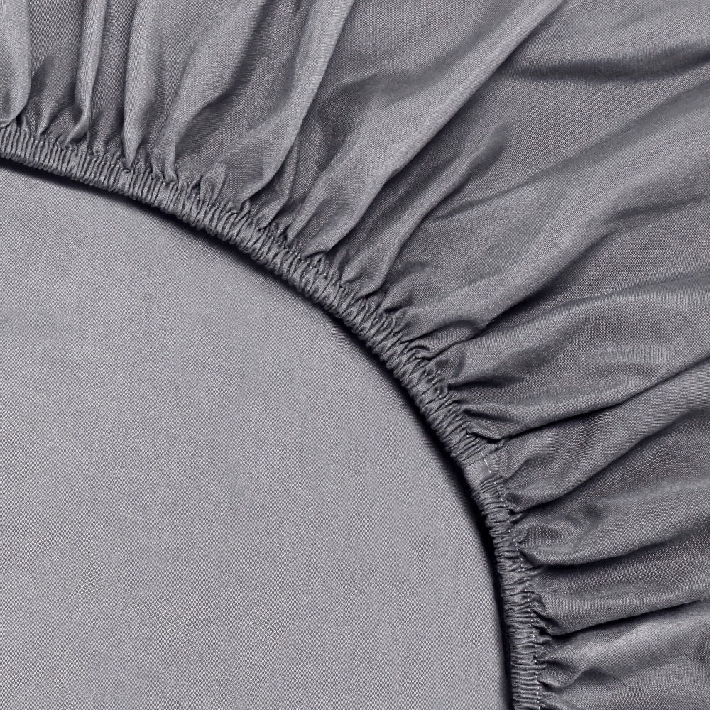 Bed Sheet Set California King 6-Piece Microfiber with 18-Inch Pocket and Sixteen Solid Color Choices