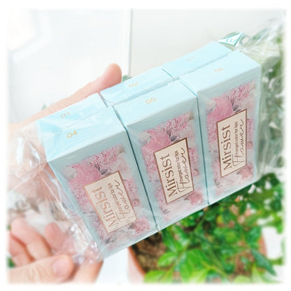 Flower Shaped pH Lip Balm Set 6pcs Individually Wrapped – Color Changing Transparent to Pink Tint, 6 Flavors Deep Moisturizing