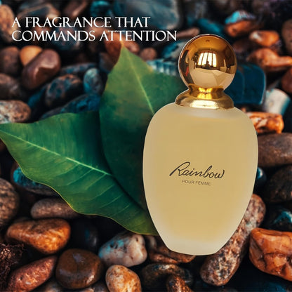 Lady Rainbow Eau de Parfum Spray, 100 ml Frosted Bottle with Gold-Tone Cap and Matching Red Box