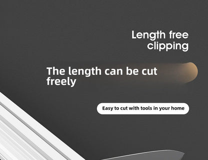 Flexible Curtain Rail Track, Bendable PVC Ceiling Mount Curtain Rod for Bay Window, Bathroom & Home Decor
