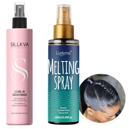 Strong Hold Hair Spray 24H for Women and Men – Flexible Natural Finish Shapes Hair, Secures Wigs and Controls Edges