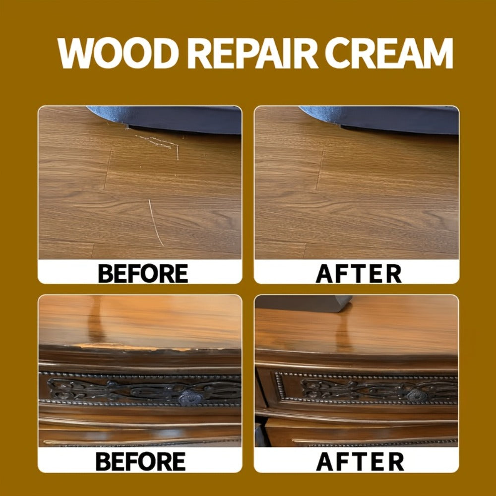 Wood Paste Filler - Furniture Scratch Crack Restore Agent for Doors Cabinets Tables Chairs for Entryways, Bedrooms and Living Spaces