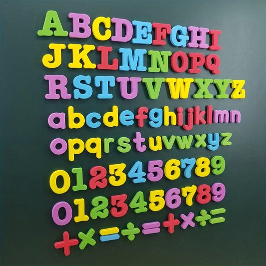 Magnetic Letters and Numbers for Kids 79-Piece Colorful Alphabet Fridge Magnets with the Listed Color, Size or Set Options for Everyday Use