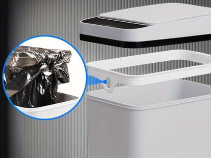 Motion Sensor Trash Can 2-Pack, 2.8 Gallon Touchless Slim Garbage Can with Auto Lid for an Everyday Personal Care Routine