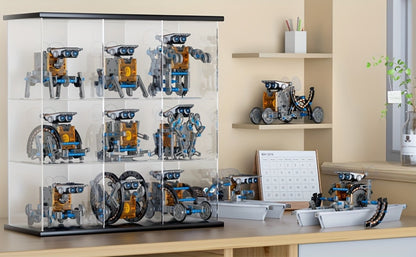 12-in-1 Solar Robot Kit for Kids Ages 8-13, Build Your Own Solar Powered Robot, STEM Engineering Building Toy