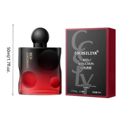 Men's Cologne Spray 3.4oz EDT Limited Edition Black & Red Temptation Fresh Woody Aromatic Fragrance Gift for Him