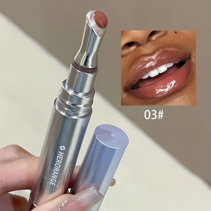 Tinted Lip Gloss Set 6pcs Plumping Vibrant Shine, Non-Drying Glossy Lip Balm for All Seasons, Festival Party Makeup