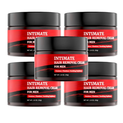 Depilatory Cream for Men 5-Minute Painless with Squalane 50g – Fast-Acting Body Hair Removal for Chest Back Arms Legs Underarms Sensitive