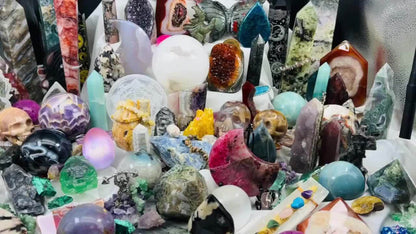 Bohemian Luxury Crystal Collector Box Gift Set - Romantic Home Decor & Holiday Gift for Parents, Friends