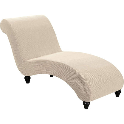 Chaise Lounge Cover Stretch Slipcover Jacquard Fabric Chair Sofa Protector for Living Room Bedroom Multi-Color