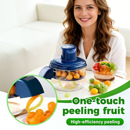 Electric Fruit Peeler Multifunctional Peeling Machine for Grapes Garlic Cherry Tomatoes for Home Cooking, Dining and Outdoor Meals